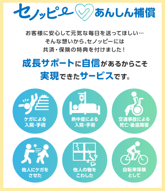 セノッピー安心補償
                    