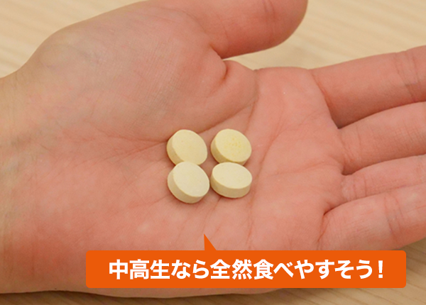 中高生なら全然食べやすそう！